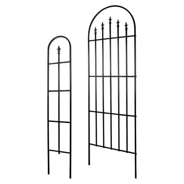Windhager Rankgitter ARCH, aus schwarz beschichtetem Metall, H: 152 cm