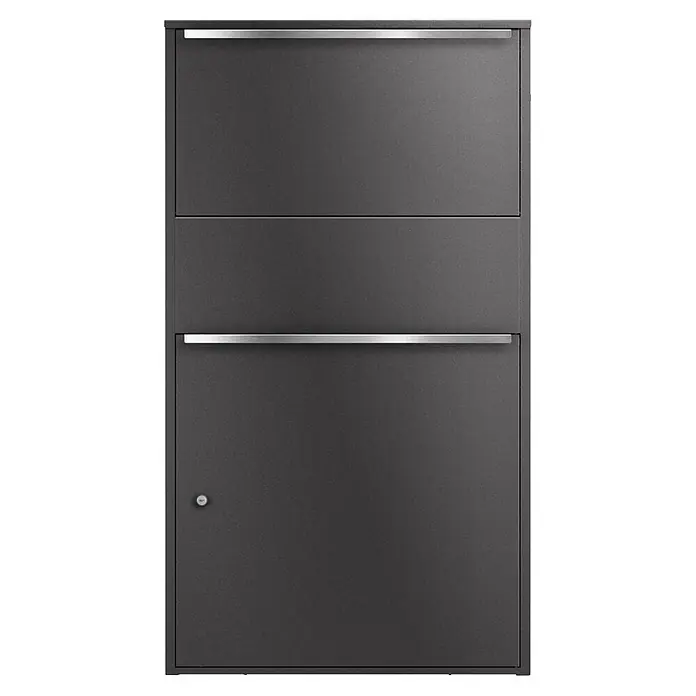 Metzler Paketbox XL BISPO MAX (L x B x H: 45,4 x 72 x 128,5 cm, Eisenglimmer, Stahl, Paketfach)