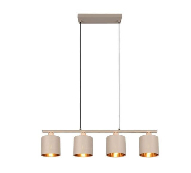 Reality Pendelleuchte Tommy 75 x 12 cm warm beige E14