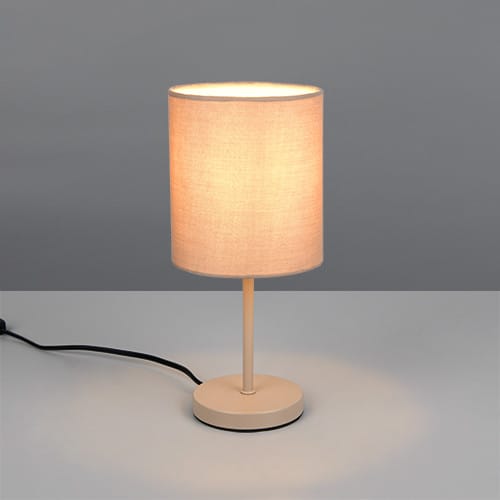 Reality Tischleuchte Jerry Modern Ø 13 x 28,5 cm warm beige