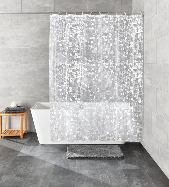 Kleine Wolke Duschvorhang Cristallo Breite 180 cm, inklusive Duschvorhangringe