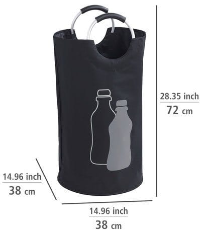 WENKO Flaschensammler Modell Jumbo, Multifunktionstasche, Pfandsammler mit 2 Tragegriffen, 69 Liter