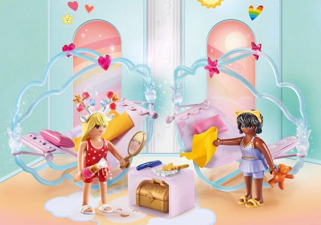 Playmobil® Himmlische Pyjamaparty (71362), Princess Magic Konstruktions-Spielset, (56 St), Made in Europe