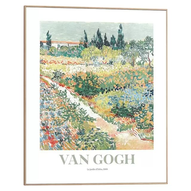 Reinders! Bild mit Rahmen Van Gogh - riverbank in springtime