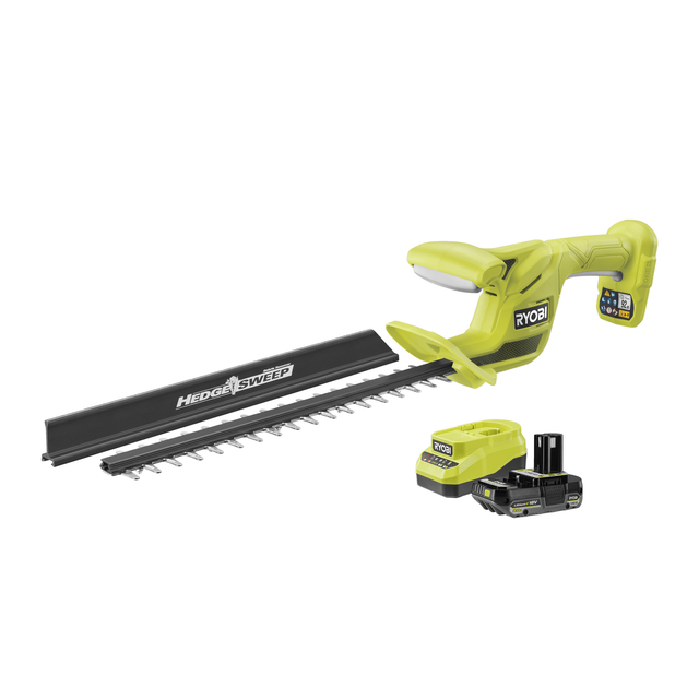 Ryobi Akku-Heckenschere 'One+ RY18HT40B120P' 40 cm 18 V 2 Ah mit Akku und Ladegerät
