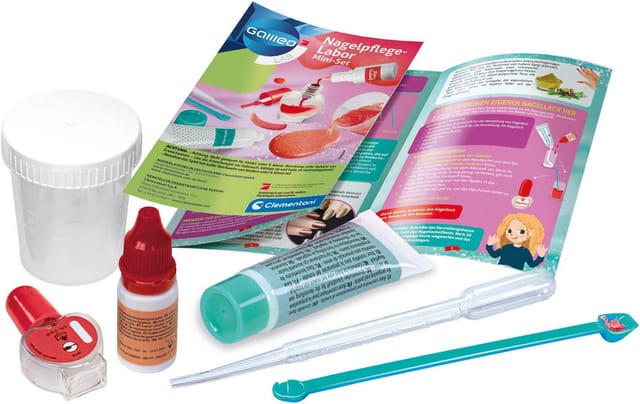 Clementoni® Kreativset Galileo Lab, Nagelpflege-Labor Mini-Set