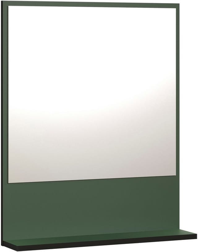 welltime Badspiegel Amrum, Wandspiegel mit Ablage - (B/T/H) wahlweise 60 bis 80/14/74 cm