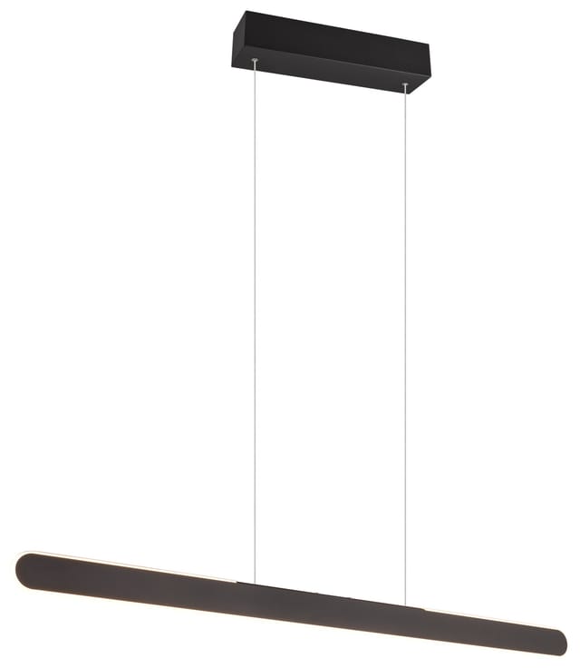 TRIO Leuchten LED Pendelleuchte HELIOS, bis 150 cm höhenverstellbare LED Hängelampe 28W 3300 Lumen, Dimmfunktion, LED fest integriert, warmweiß - kaltweiß, CCT warmweiß-kaltweiß 2700-6500K, dimmbar Touch Sensor, up+down light