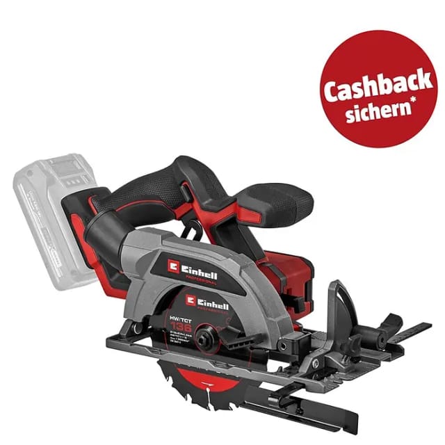Einhell Akku-Handkreissäge TP-CS 18/136-C Li BL - Solo, Professional Akku-Handkreissäge, ohne Akku und Ladegerät