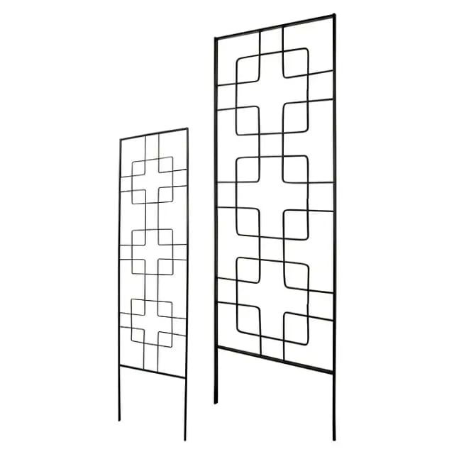 Windhager Rankgitter ZEN, aus schwarz beschichtetem Metall, H: 122 cm