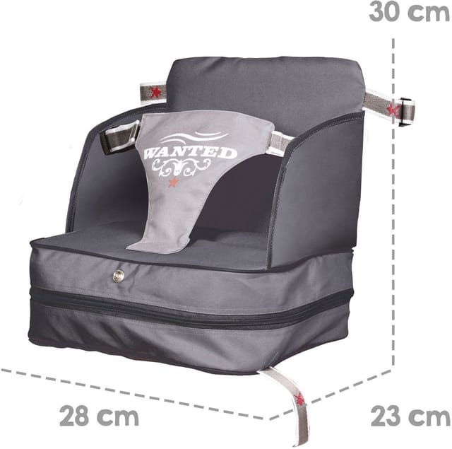 roba® Tischsitz Boostersitz, Rock Star Baby, Sitzerhöhung für daheim und unterwegs
