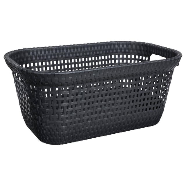 Wäschekorb 45l Rattan Grau - 5 Five
