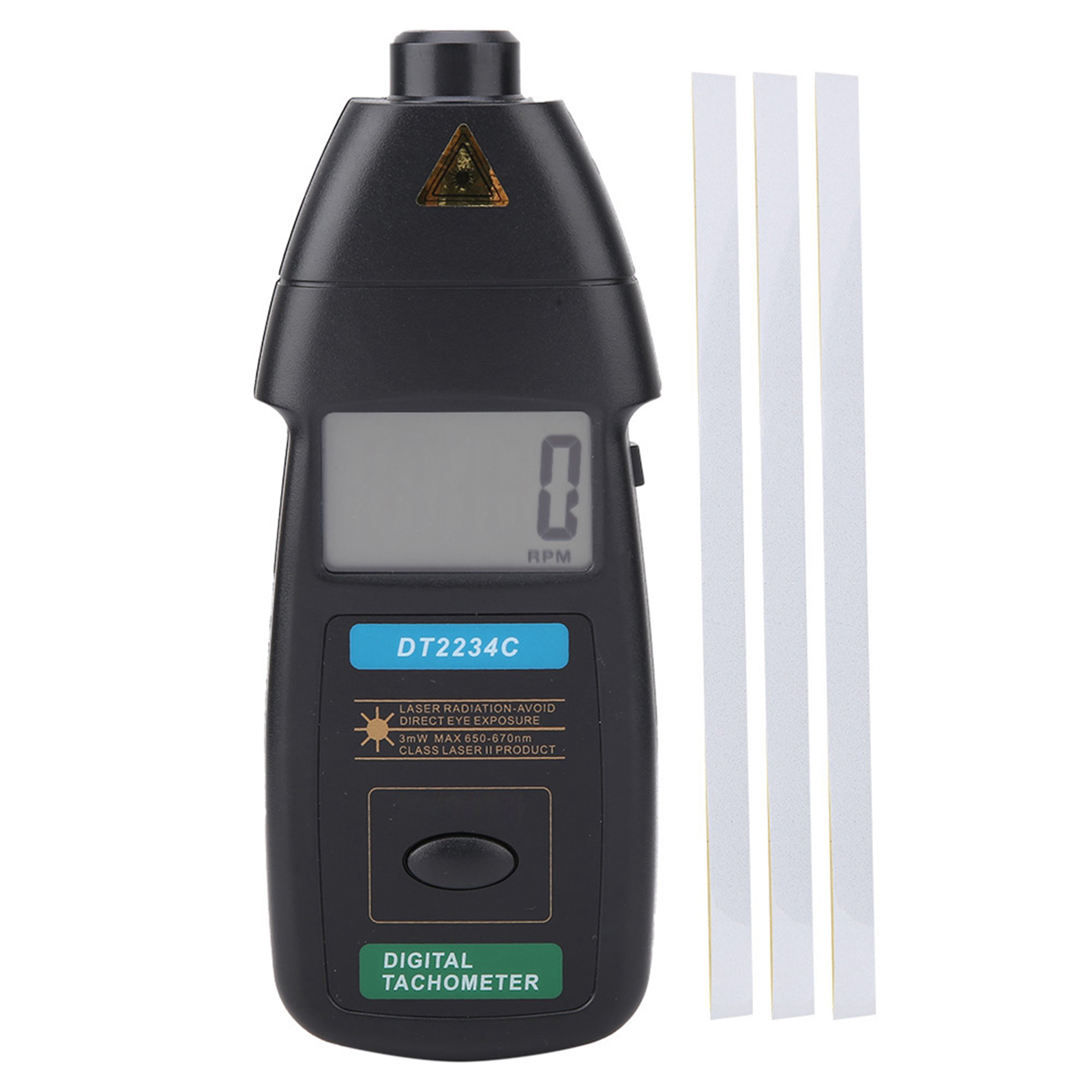 Dt2234c Tragbarer Digitaler Laser-drehzahlmesser 2,5-99999 U/min Berührungslose Drehzahlmessung