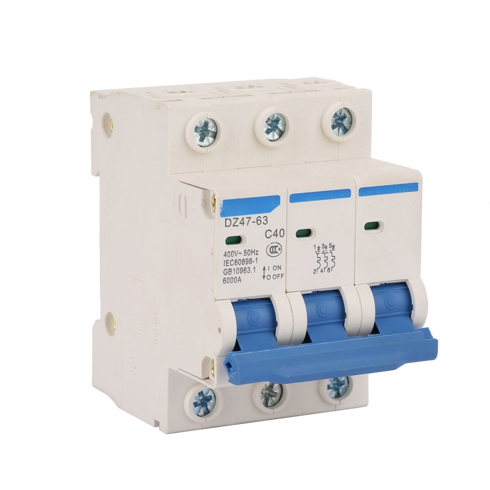 Leitungsschutzschalter Dz47-63 3p 40a 400v Für Elektrischen Schutz