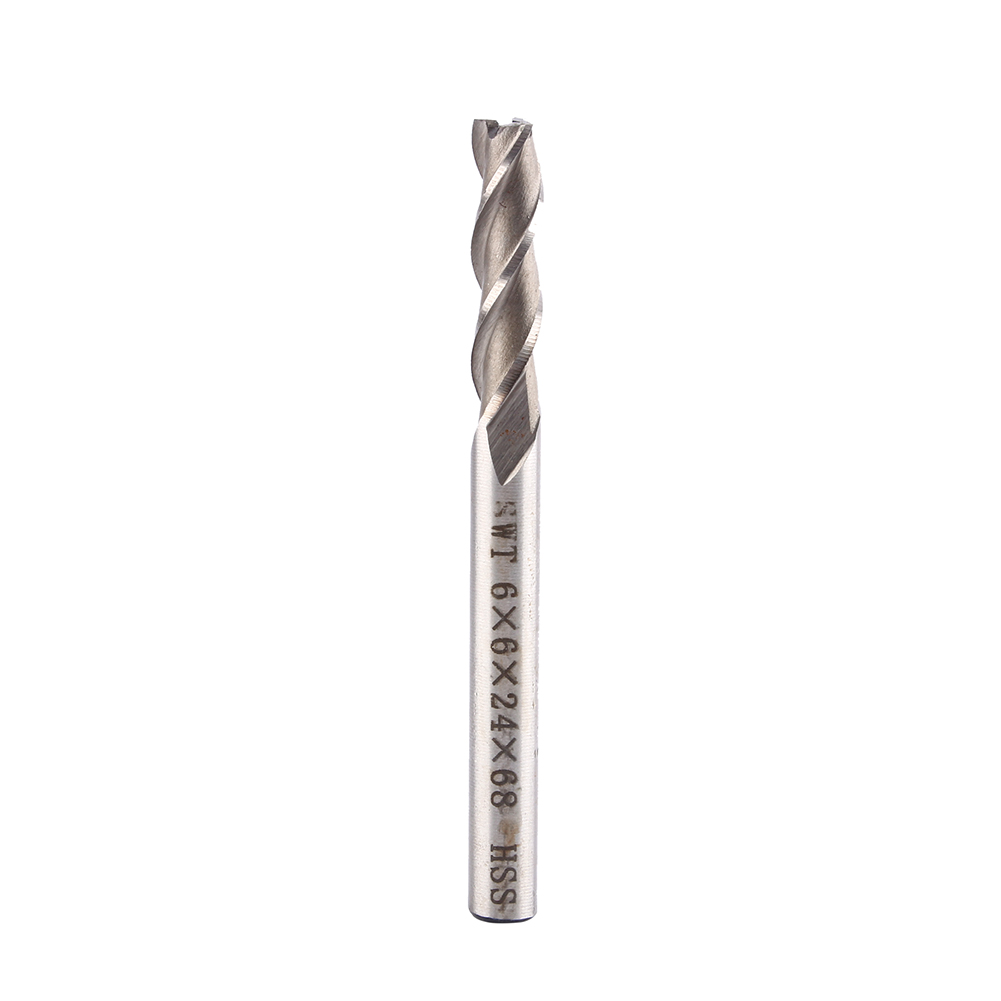 Hss-aluminium-schaftfräser, Extra 6 Mm, 3 Größen Für Cnc-bearbeitung – Langschaftfräser