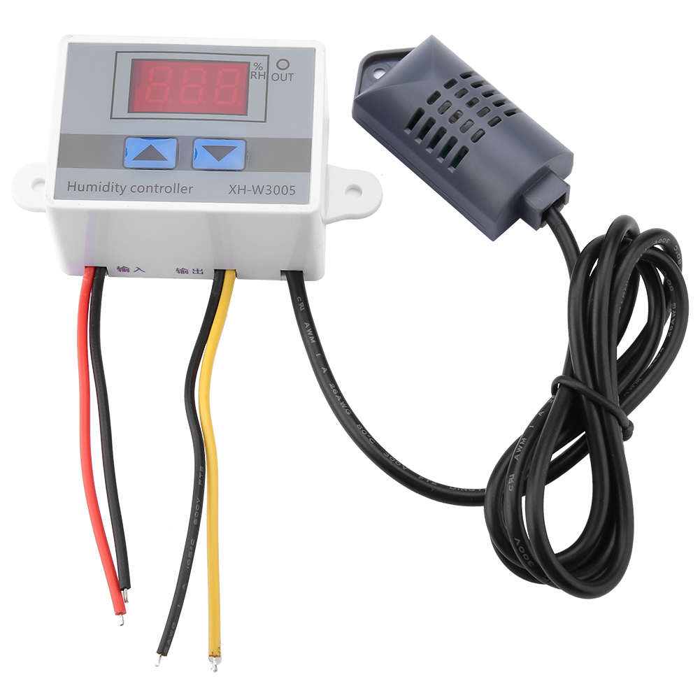 Digitaler Feuchtigkeitsregler Xh-w3005 Mit 099%rh-sensor Für 12v-regelung