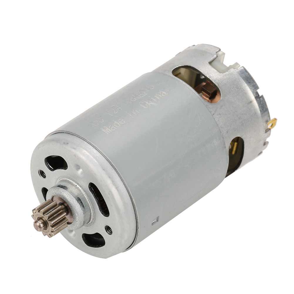 12-v-gleichstrommotor Mit Zwei Geschwindigkeiten Und 12-zahn-zahnrad Für Elektrische Bohrmaschinenzubehör
