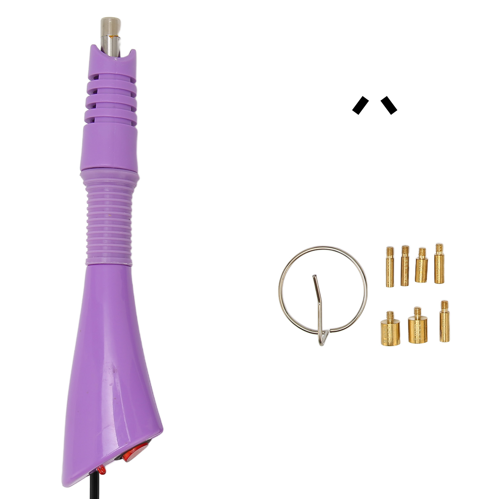 Heißapplikationsgerät Mit 7 Aufsätzen, Bügelringen, Energiesparend, Diy-metallic-kleidungsverzierungen, Lila, 110–220 V, Australischer Stecker