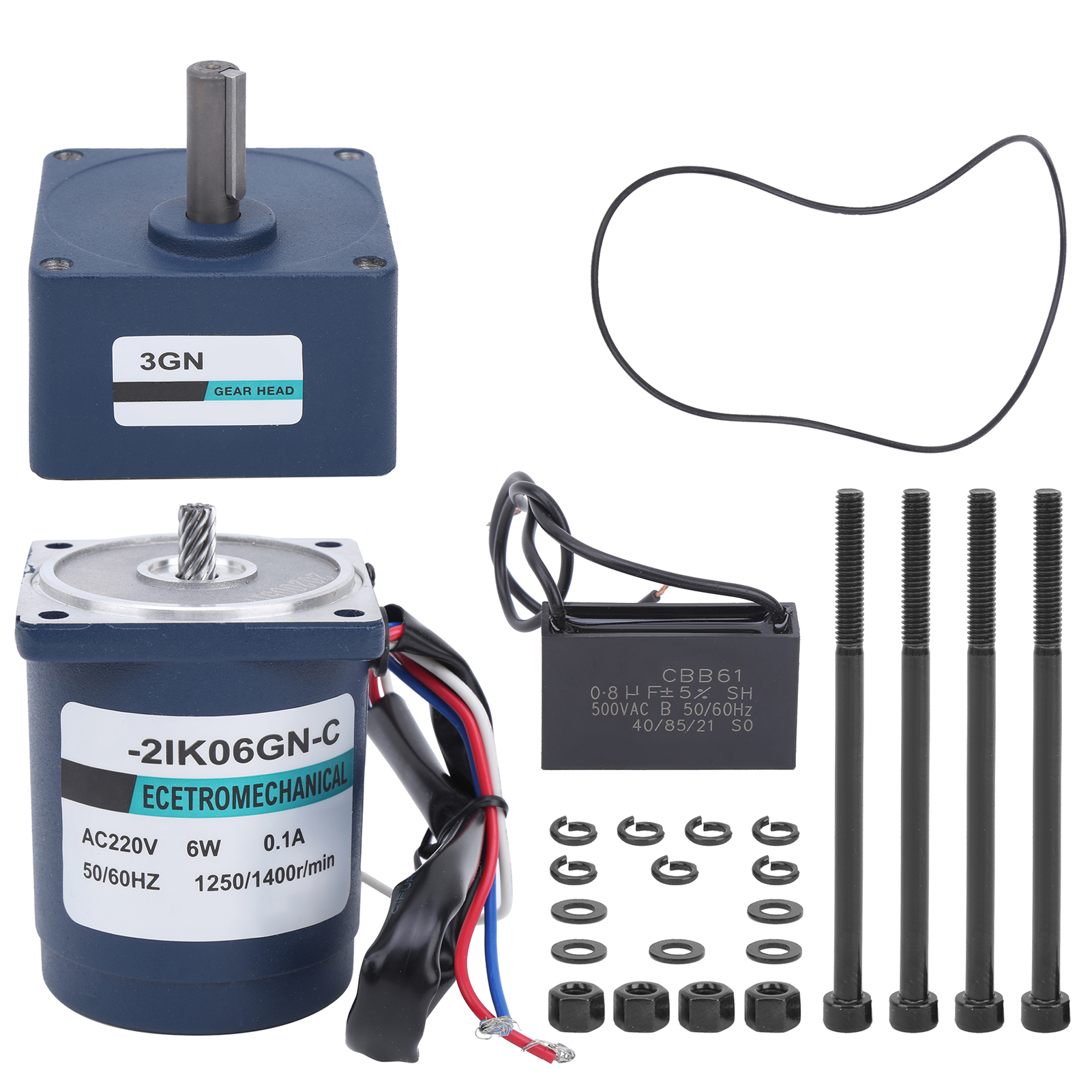6-w-ac220-v-mikrogetriebemotor (getriebe Mit Fester Kapazität Xd2ik06gnc) Für Industrielle Anwendungen