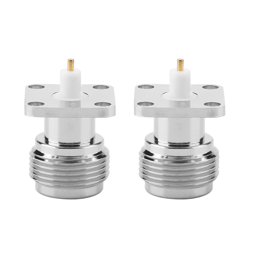 Stück N-kfd-5n Hf-buchsenstecker Mit Flansch 17,5 X 17,5 Mm