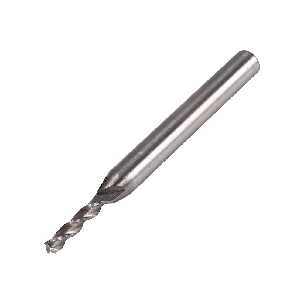 3-schneidiger Hss-aluminium-schaftfräser, 3 Mm Durchmesser, Für Cnc-bearbeitung – Langlebig Und Robust
