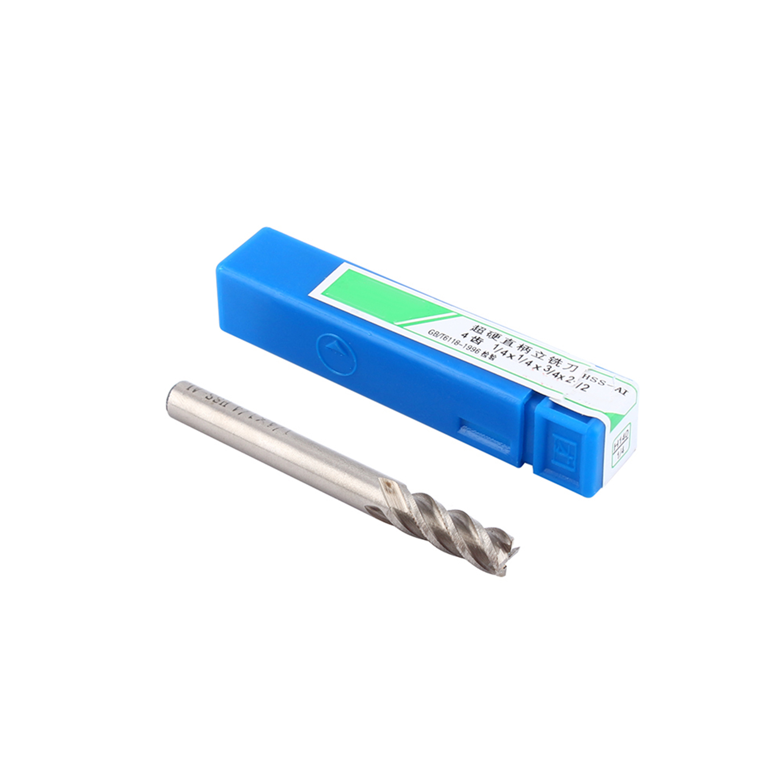 1 Gerader 4-schneiden-fräser Mit 1/4"-schaft – Hartmetallfräser Für Metall
