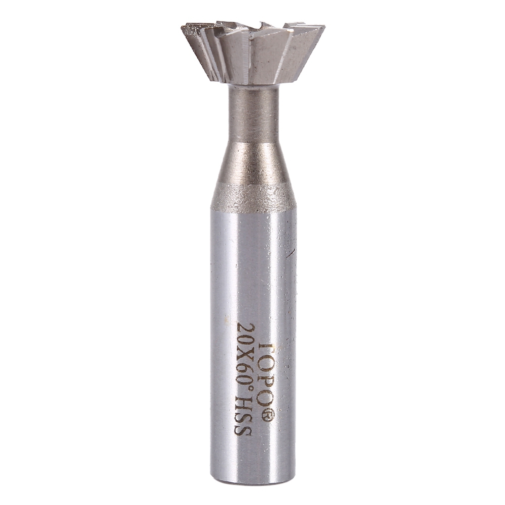 Hss-schaftfräser Mit Geradem Schaft 45°-60° Für Schwalbenschwanznuten, 10-25 Mm, Für Cnc-fräsen