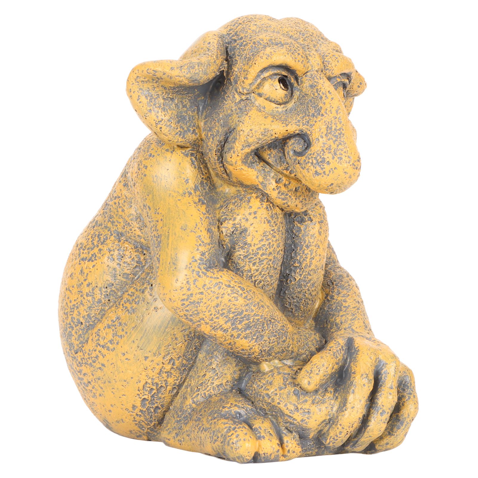 Handbemalte Gotische Statue Für Garten, Terrasse Und Innenbereich – Dekoration Für Haus Und Garten