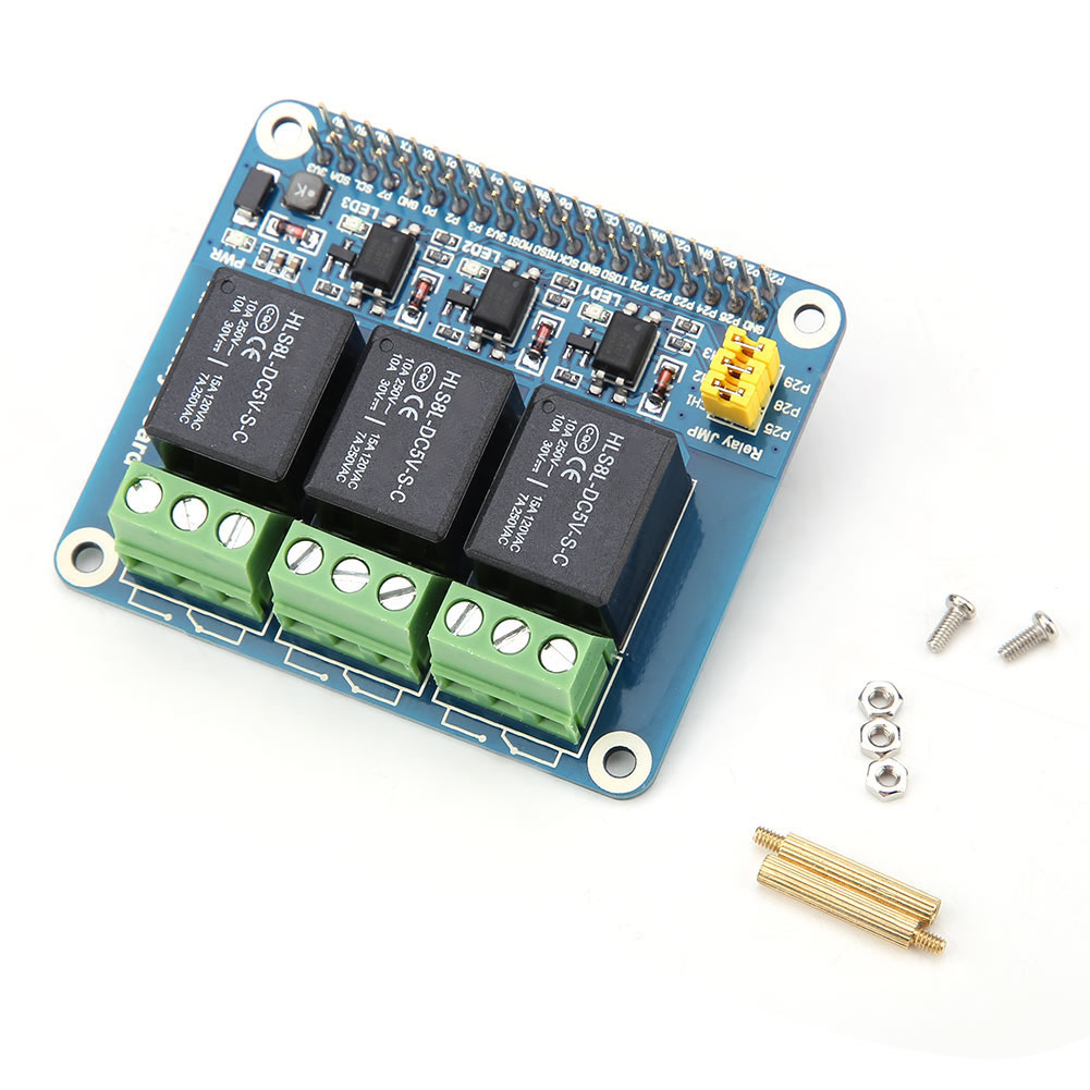 3-relais-erweiterungsplatine Für Raspberry Pi A+/b+/2b/3b/3b+ Und Arduino