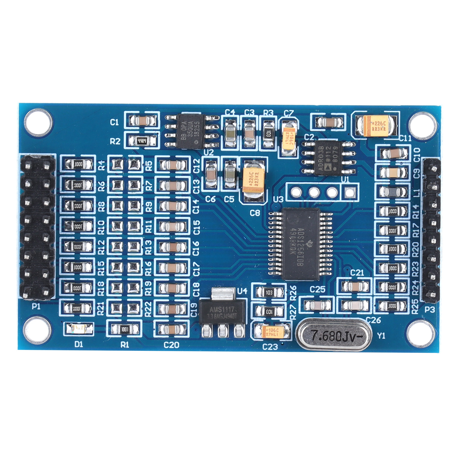 Ads1256 Hochpräzisions-24-bit-8-kanal-datenerfassungsmodul Für Elektronische Systeme