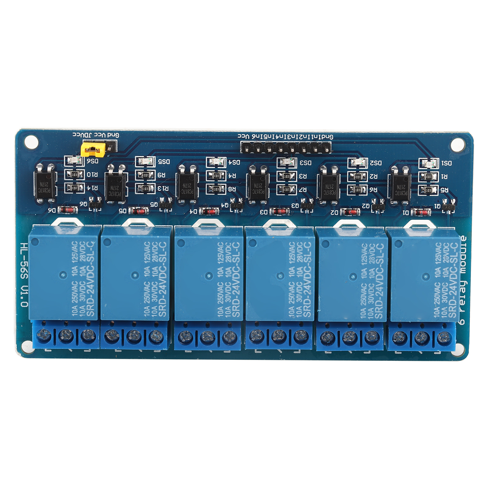 6-kanal-niederpegel-triggerrelaismodul Mit 24-v-optokoppler