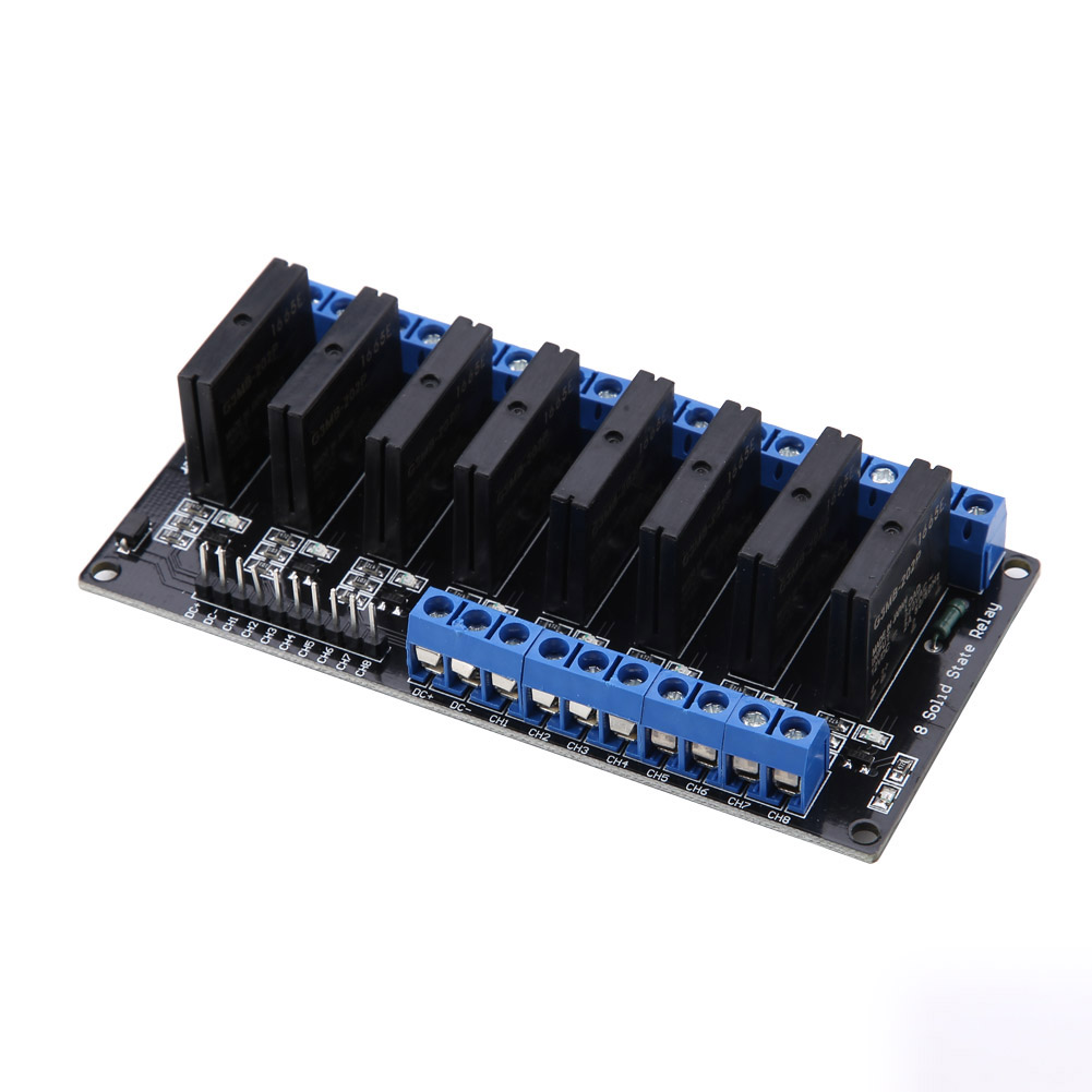 8-kanal-dc/ac-halbleiterrelaismodul, Niedrigpegelauslösung Mit Sicherung
