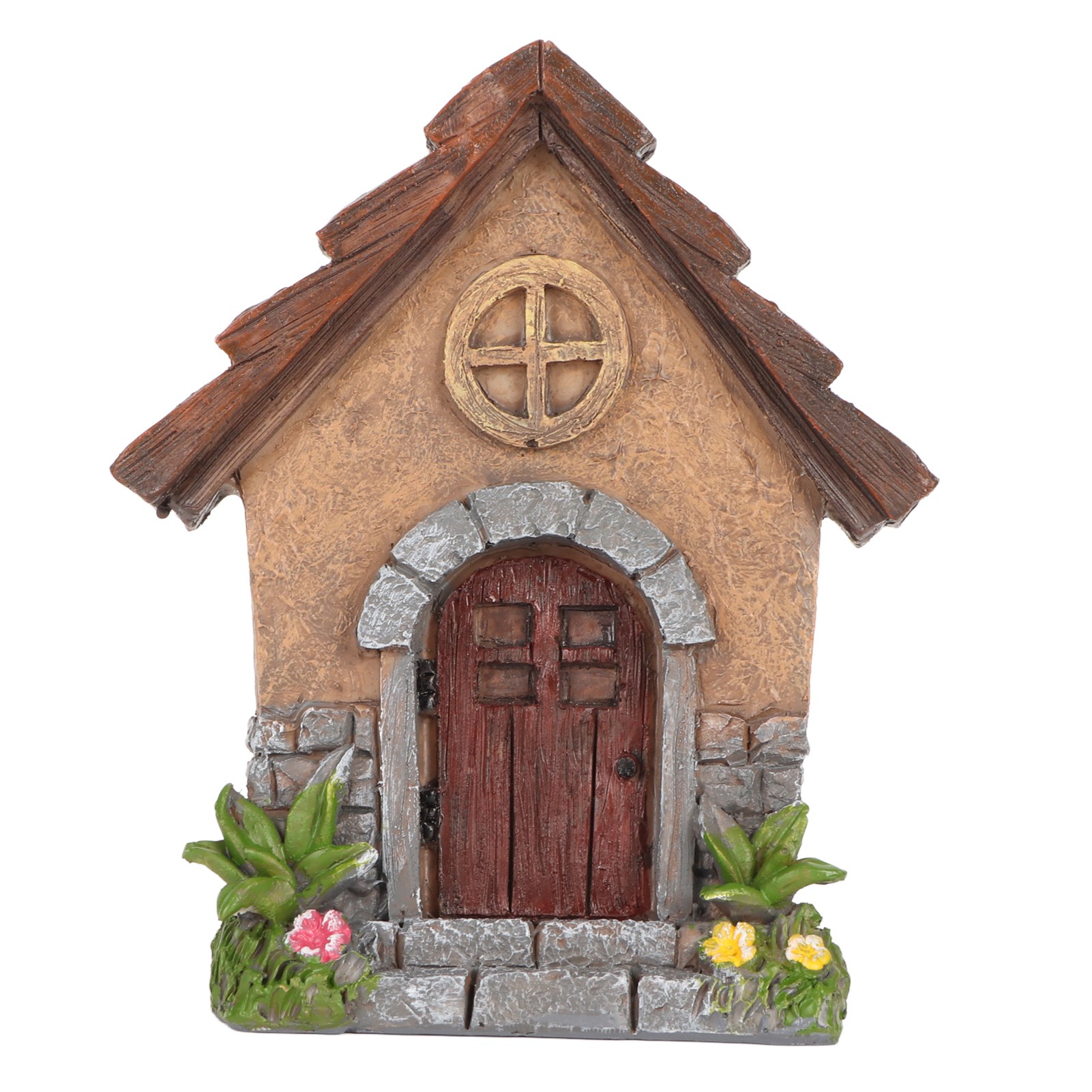 Miniatur-feengartentor Aus Massivem Kunstharz, Detailreich Gearbeitet, 12,5 Cm Hoch X 10,5 Cm Breit, Zur Wand- Oder Baumdekoration