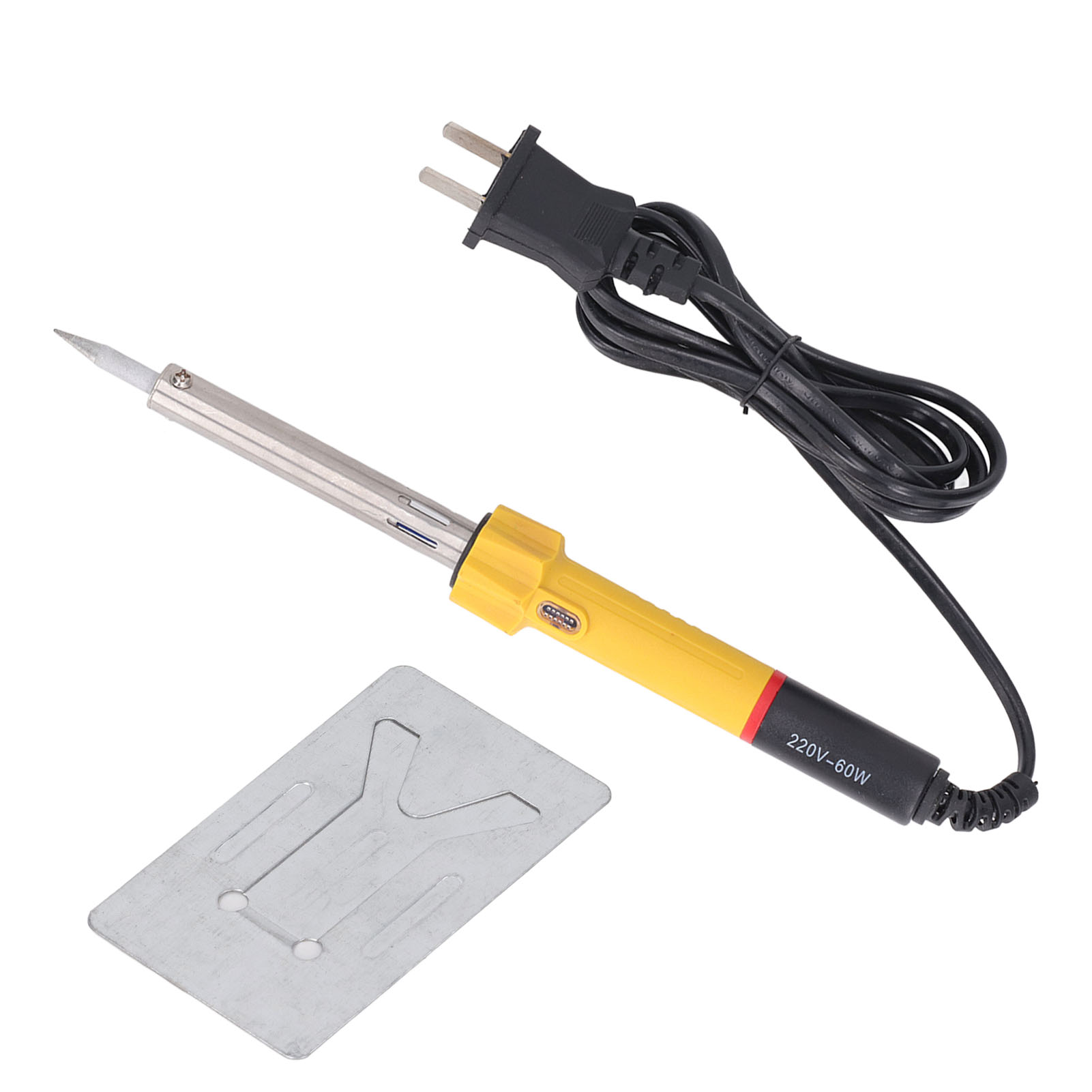 Gelber 60-w-lötkolben, Schnelle Aufheizzeit 2 Minuten, 2 Halbautomatische Leistungsmodi Für Reparaturen Und Heimwerkerprojekte, Kompatibel Mit 110-220 V Mit Us-stecker.