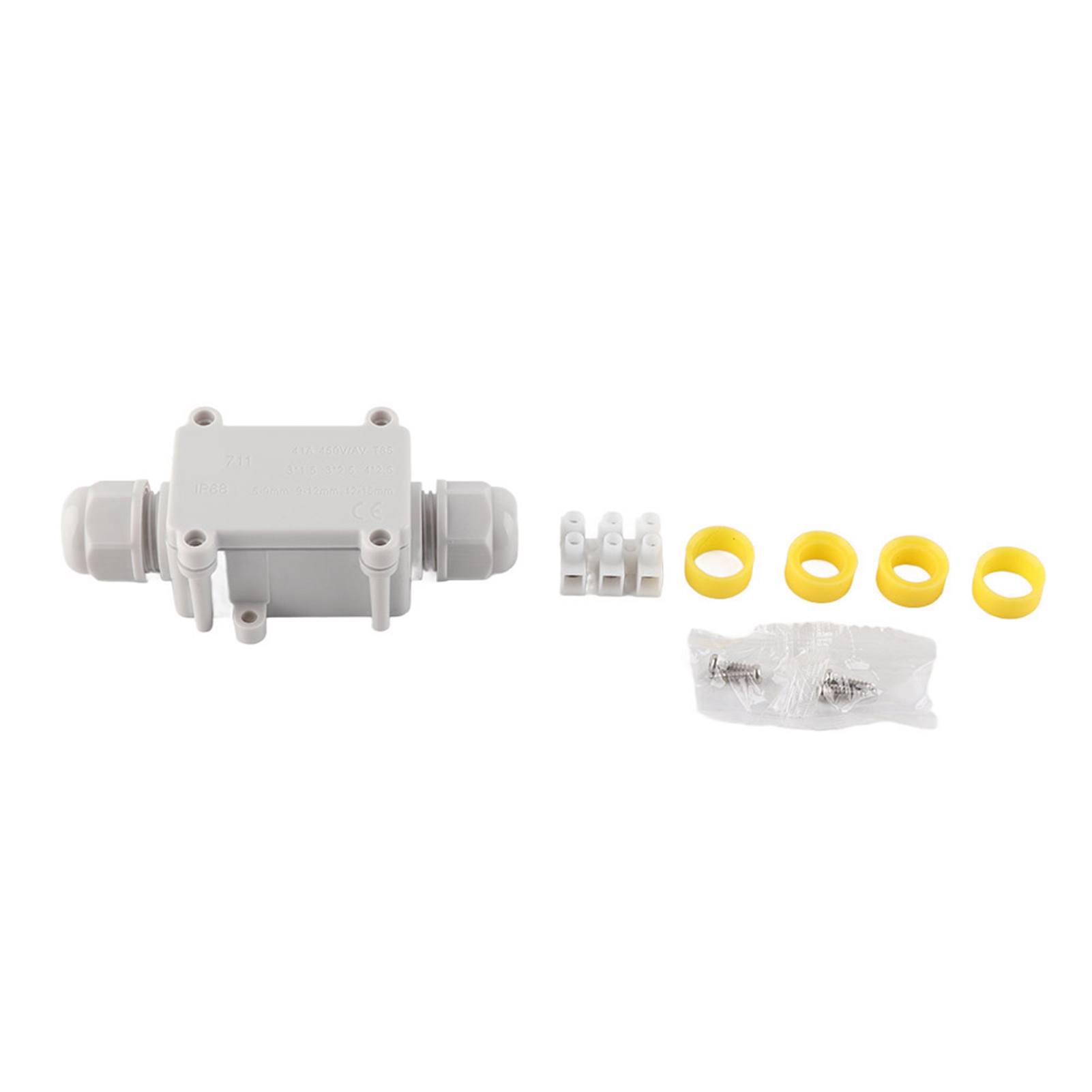 Ip68 Wasserdichte Anschlussdose Für Elektrische Außenkabel 450 V 24 A