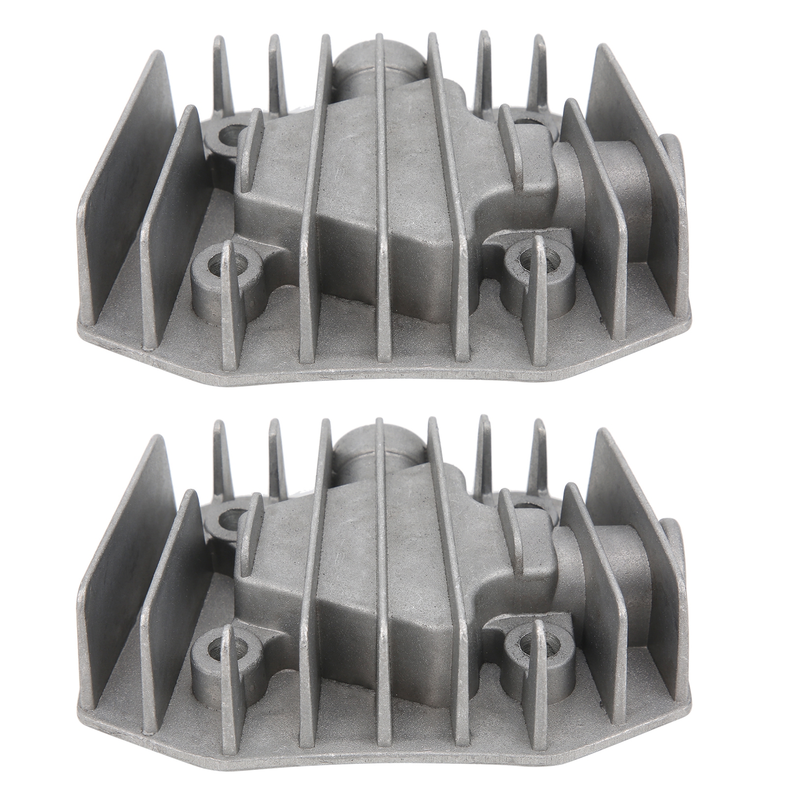Stück 48x72mm Aluminium-zylinderkopf Für Luftkompressoren Mit Kühlabdeckung Für 4/3/5 Kolben