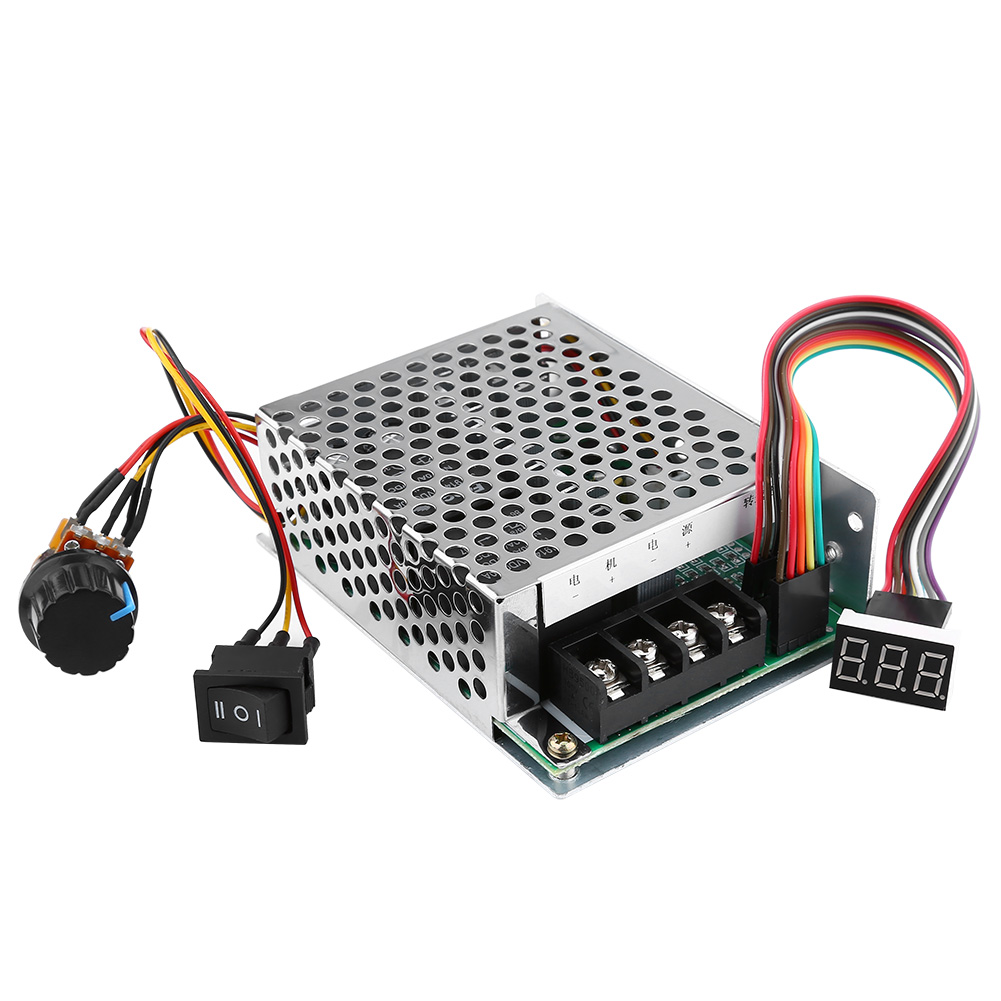 10-55v Pwm-controller Für Gleichstrommotoren, Digitalanzeige Und Drehrichtungsumkehr