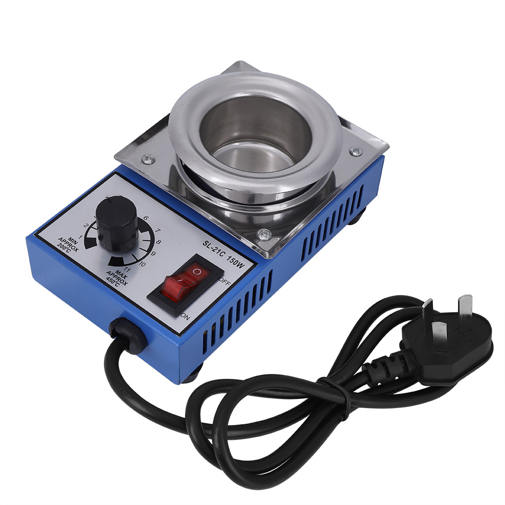 220v 150w Löttiegel, 50mm Entlötbad, Max. Temperatur 450°c, Modell St-21c Für Präzises Löten Und Entlöten.