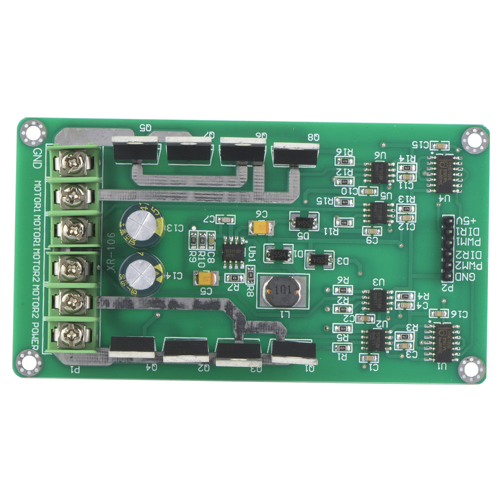 Dual-h-brücken-motortreibermodul Irf3205 Mosfet 3–36 V 30 A Spitze