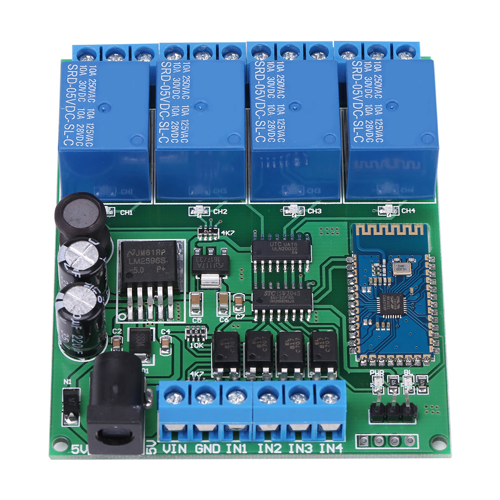 4-kanal-bluetooth-modul Zur Drahtlosen Fernsteuerung Und Zum Schalten Per Smartphone