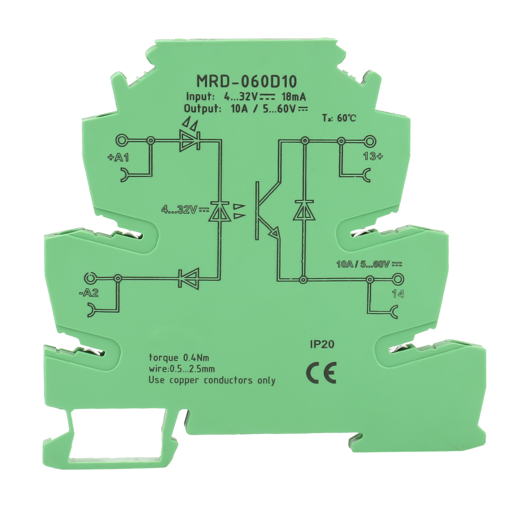 Mrd-060d10 Ultradünnes Sps-halbleiterrelaismodul Leistungsverstärker-gleichstromplatine