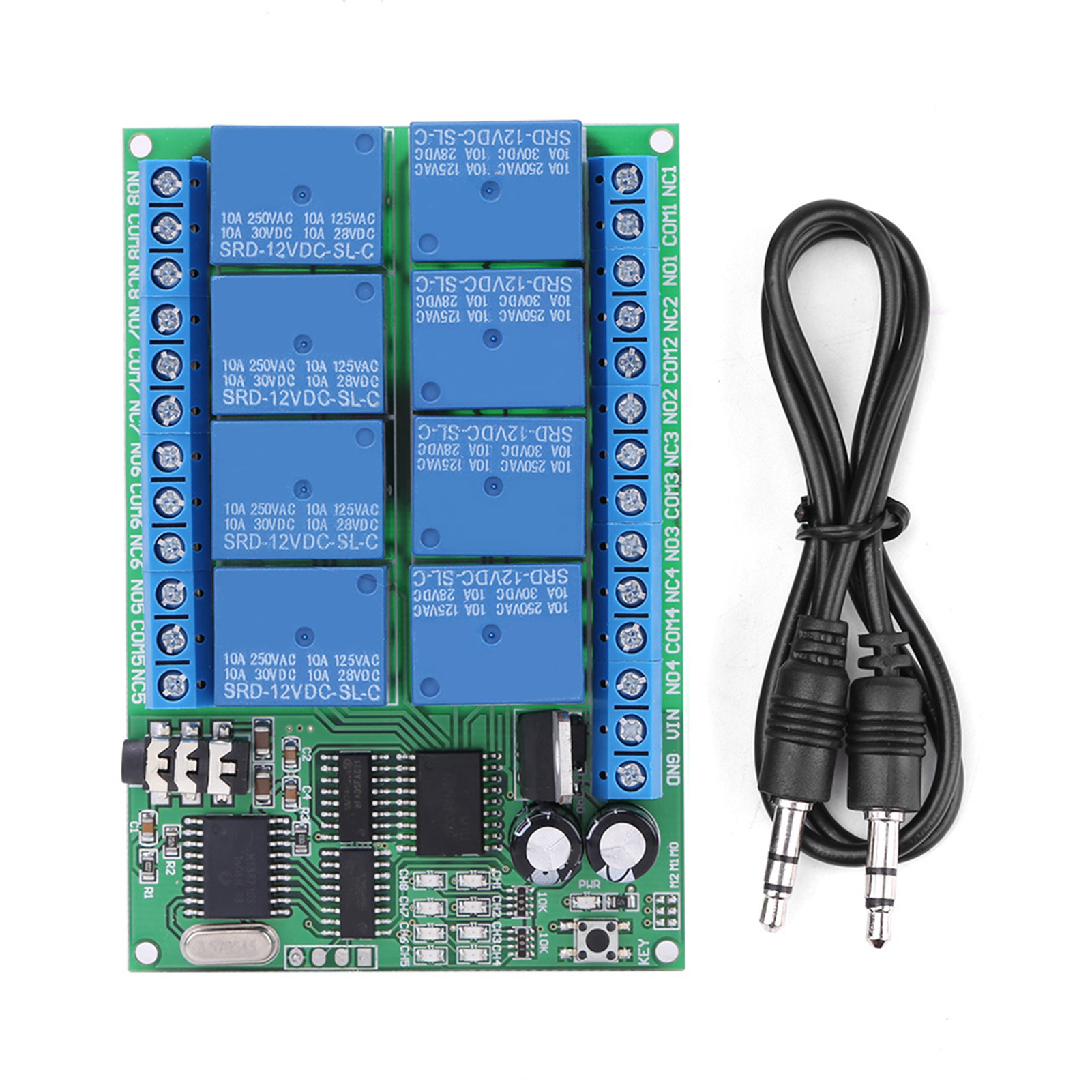 8-kanal 12v Dtmf-telefondecoder Für Relais Und Fernbedienung