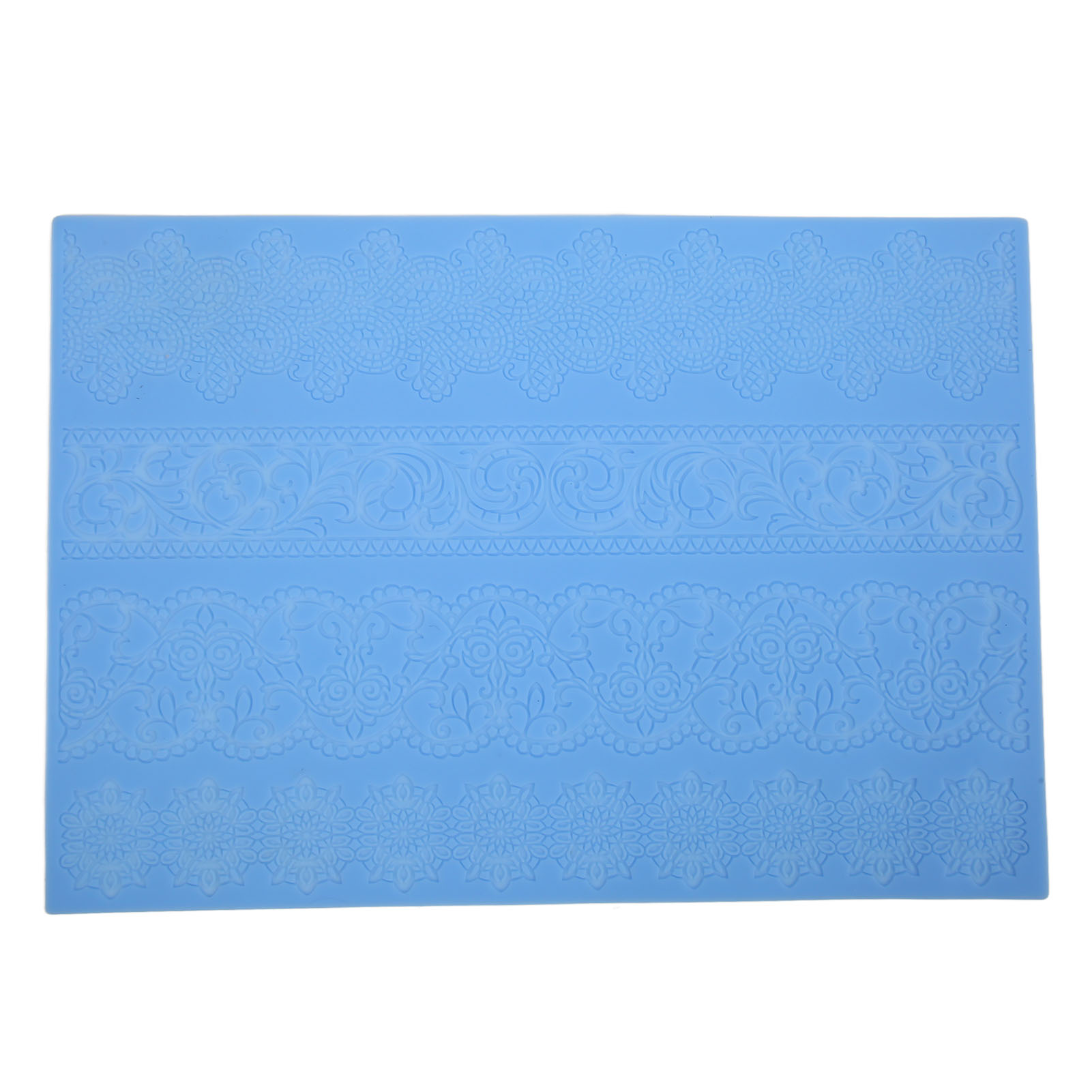Silikon-backmatte Mit Blumenmuster, Lebensmittelecht, Prägematte Für Diy-gebäck