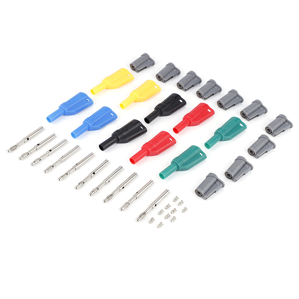 10er-packung Mit 4-mm-p3005-bananensteckern Für Multimeter, Zum Löten Oder Zur Schraubmontage