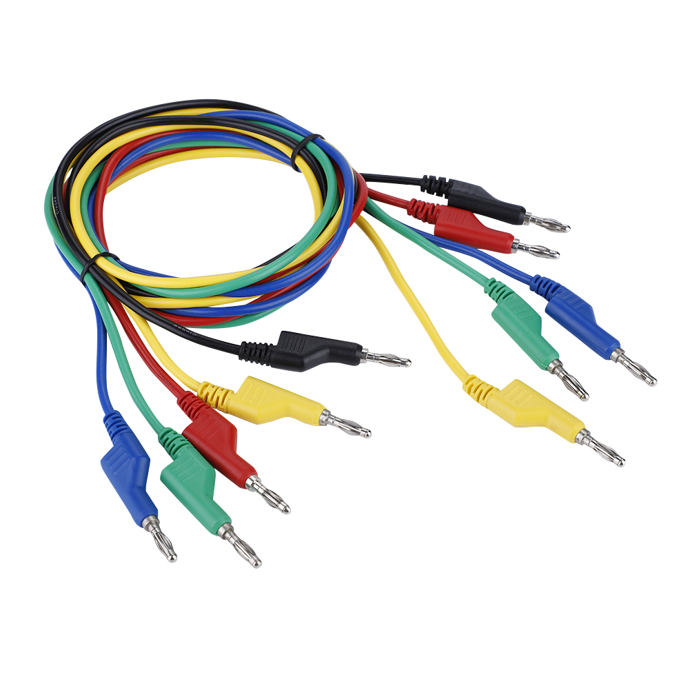5-teiliges P1036 Messleitungsset, 1 M, 4 Mm Doppelbuchse, Für Hochspannungsmultimeter