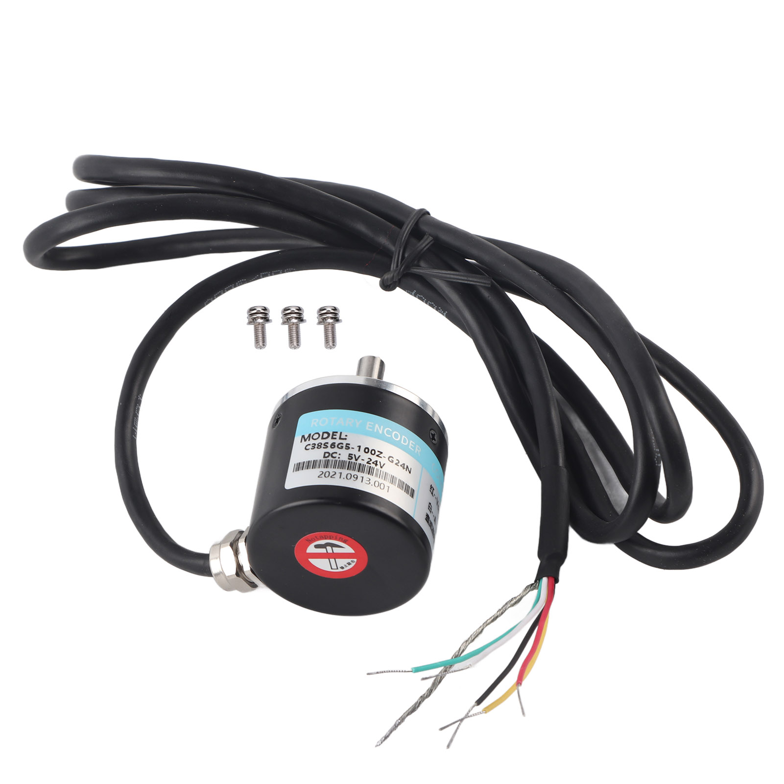 Abz 3-phasiger Dc5-24v-lichtschranken Mit Massiver Welle Für Die Büroautomation, 100 Impulse.