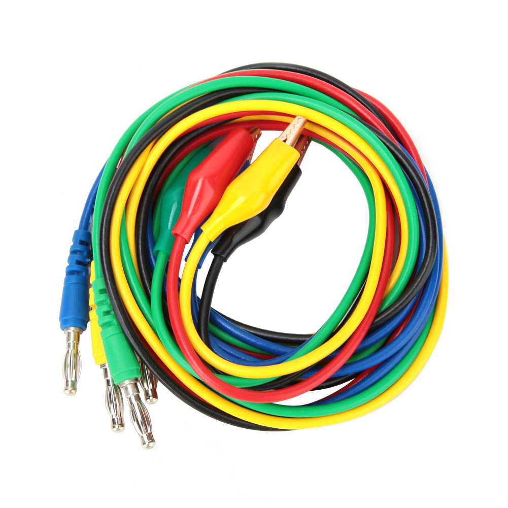 4-mm-bananenstecker Auf 10-mm-krokodilklemmen-adapter Für Test- Und Messkabel