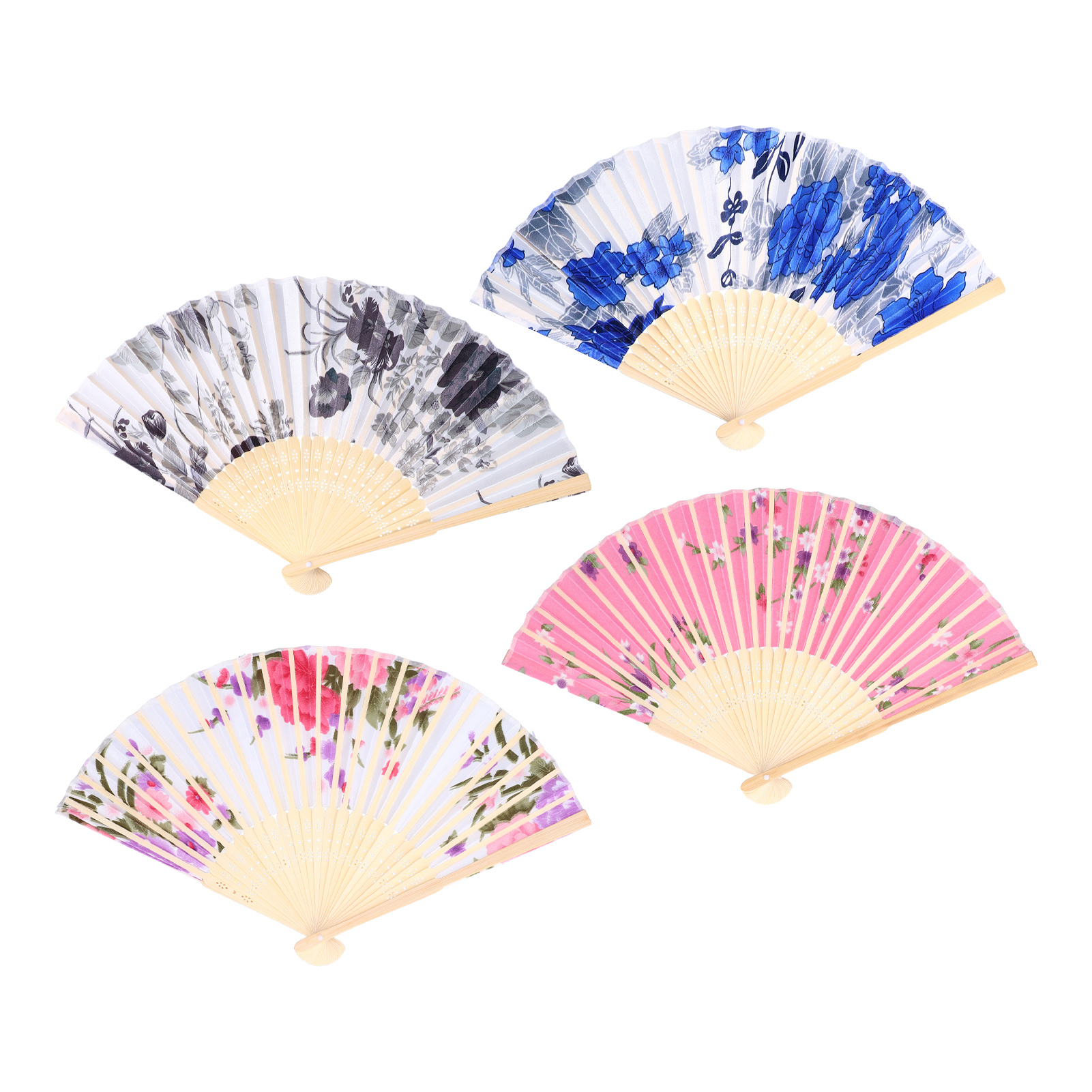 Faltbare Bambusfächer – Elegantes Chinesisches Design, Langlebig Und Erfrischend