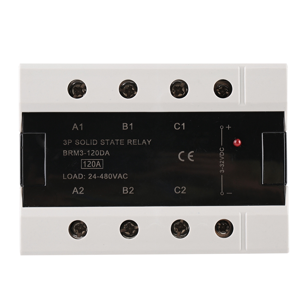 Dreiphasen-halbleiterrelais 24-480vac, 120a Last (brm3-120da)