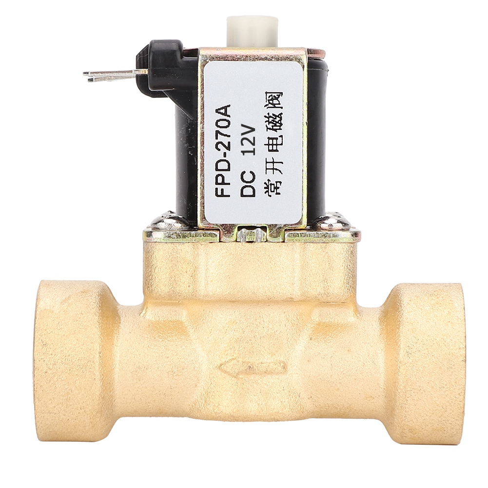 Messing-magnetventil Mit Normaler Öffnung, G1/2"-innengewinde, 12 V Gleichspannung
